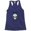 humans aren't real Racerback Tank
