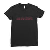 i love you but if zombies cgase us i'm tripping you Ladies Fitted T-Shirt