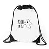 boo y'all Drawstring Bags