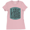 i love my beared husband Ladies Fitted T-Shirt