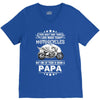 Motorcycles Papa V-Neck Tee
