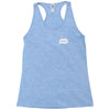 minimal typing bubble pocket tee Racerback Tank