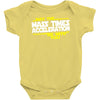 may the mass times force acceleration be with you funny Baby Onesie