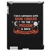 I Love Someone with Skin Cancer to The Moon and Back to Infinity iPad 3 and 4 Case