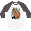 polygon fox graphic 3/4 Sleeve Shirt