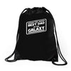 best dad in the galaxy Drawstring Bags