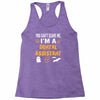 dental assistant halloween Racerback Tank