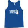 vacation alpaca bag animal humor funny Tank Top