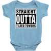 straight outta tilted towers Baby Bodysuit