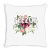 Yeezus with Flowers Throw Pillow