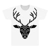 poly deer black All Over Men's T-shirt