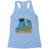 Me Just Here Fore The Cookies Racerback Tank