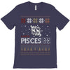 santa pisces christmas ugly t shirts T-Shirt