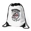 sharrk team Drawstring Bags