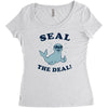 seal the deal Women's Triblend Scoop T-shirt