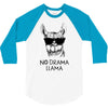 no drama llama 3/4 Sleeve Shirt