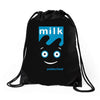 blur milk coffee and tv rock music band Drawstring Bags