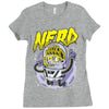 astronaute nerd Ladies Fitted T-Shirt