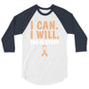 I Can I Will End Of The Story 3/4 Sleeve Shirt