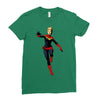 captain marvel Ladies Fitted T-Shirt