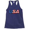 usa 3 Racerback Tank