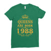 queens are born in 1988 Ladies Fitted T-Shirt