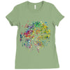 rainbow root Ladies Fitted T-Shirt