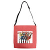 star spangled hammered Adjustable Strap Totes