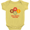 don't settle for less Baby Onesie