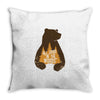 All Good In The Woods Throw Pillow