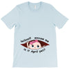 April Peeking Out Baby Girl T-Shirt