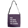 pop the man the myth the legend Adjustable Strap Totes