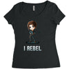 i rebel Women's Triblend Scoop T-shirt