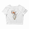 skate or burn! Crop Top