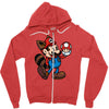 vintage plumber Zipper Hoodie