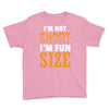 I Am Not Short I Am Fun Size Youth Tee