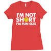 small tiny little shorty person gift tee Ladies Fitted T-Shirt