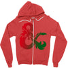 dungeons dragons logo Zipper Hoodie