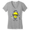 light blub guy Women's V-Neck T-Shirt
