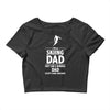 i'm a skiing dad   daddy Crop Top