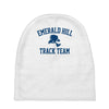 emerald hill track team Baby Beanies