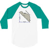 hypotenuse math humor 3/4 Sleeve Shirt