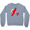 pilot flieger airplane flugzeug extra300 rc flyer Crewneck Sweatshirt