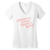 empowered women Women's V-Neck T-Shirt