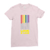 Lightsaber Rainbow Ladies Fitted T-Shirt