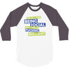im all for being social but this is fucking bullshit 3/4 Sleeve Shirt