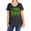 dj volume,funny Ladies Curvy T-Shirt