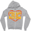 you had me at bacon Zipper Hoodie