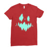 halloween face Ladies Fitted T-Shirt