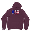 american freedom flag Hoodie